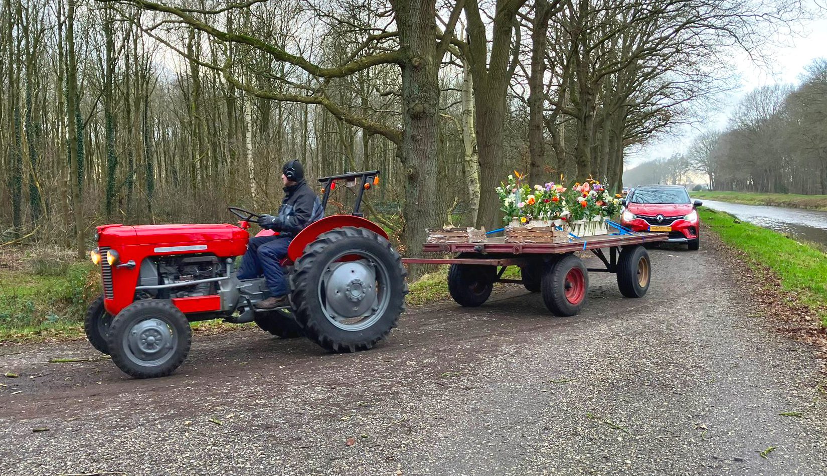 Laatste rit met de trekker